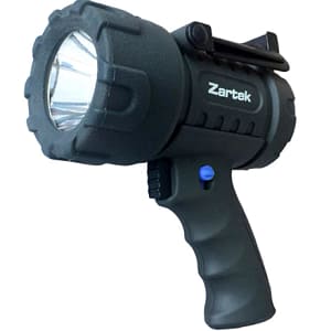 ZARTEK 1200 Lumen EX Mega Bright Rechargeable Spotlight with AC/DC Charger