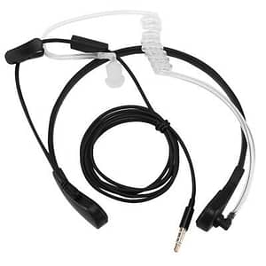 ZARTEK ZA-725/758 ACOUSTIC EAR-TUBE WITH IN-LINE MIC