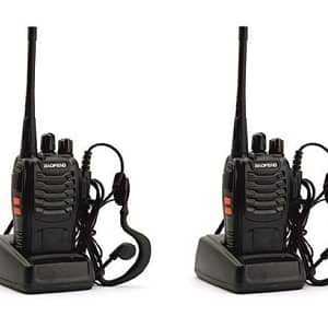 Baofeng BF-888S Two Way Radio with Built-in LED Flashlight Pair