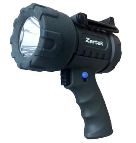 ZARTEK 1200 Lumen EX Mega Bright Rechargeable Spotlight with AC/DC Charger